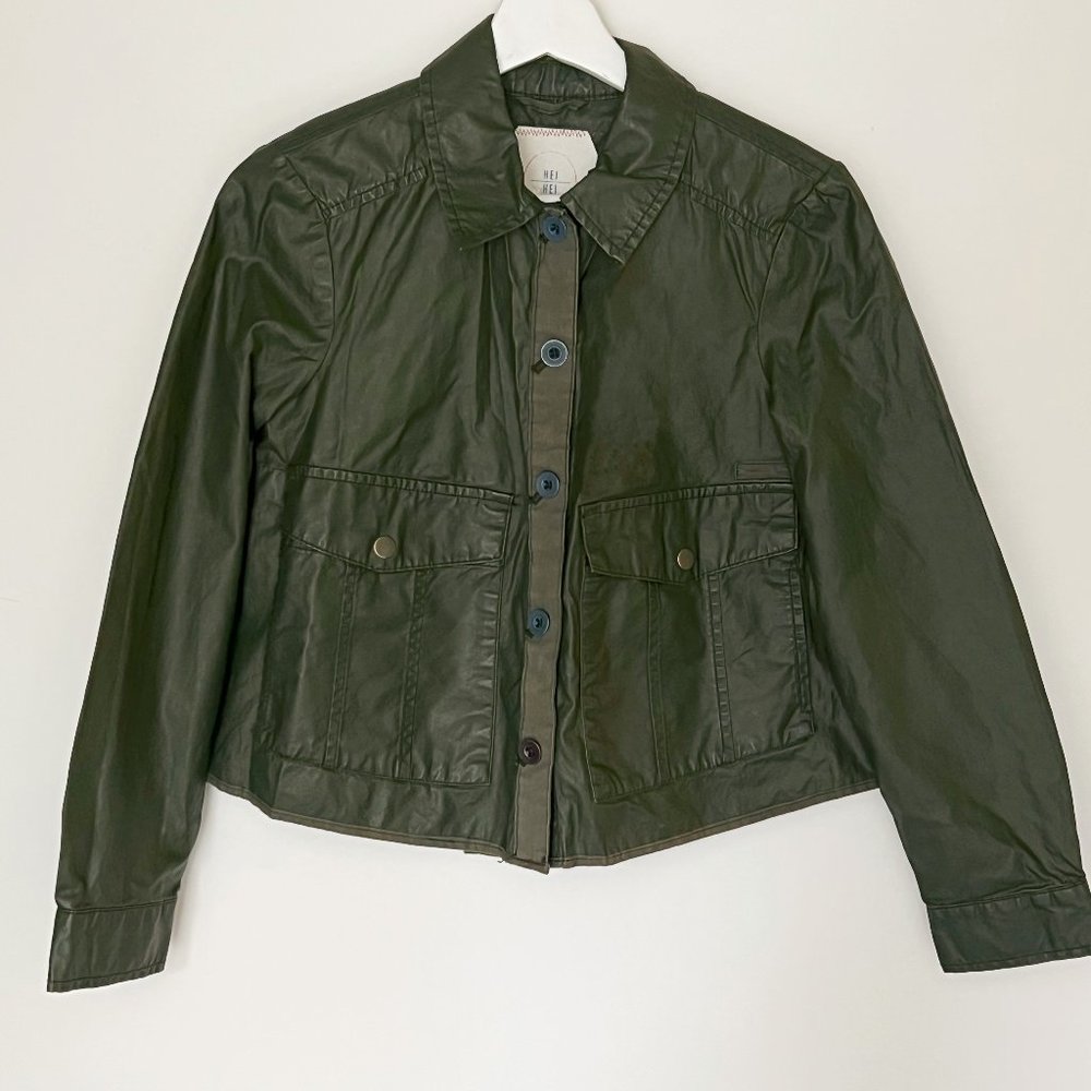 HEI HEI Anthropologie utility swing jacket